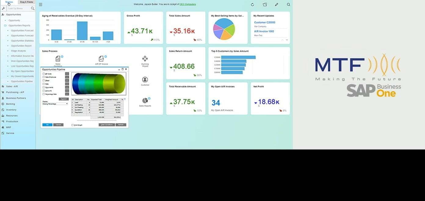 Interactive report analysis in SAP Business One