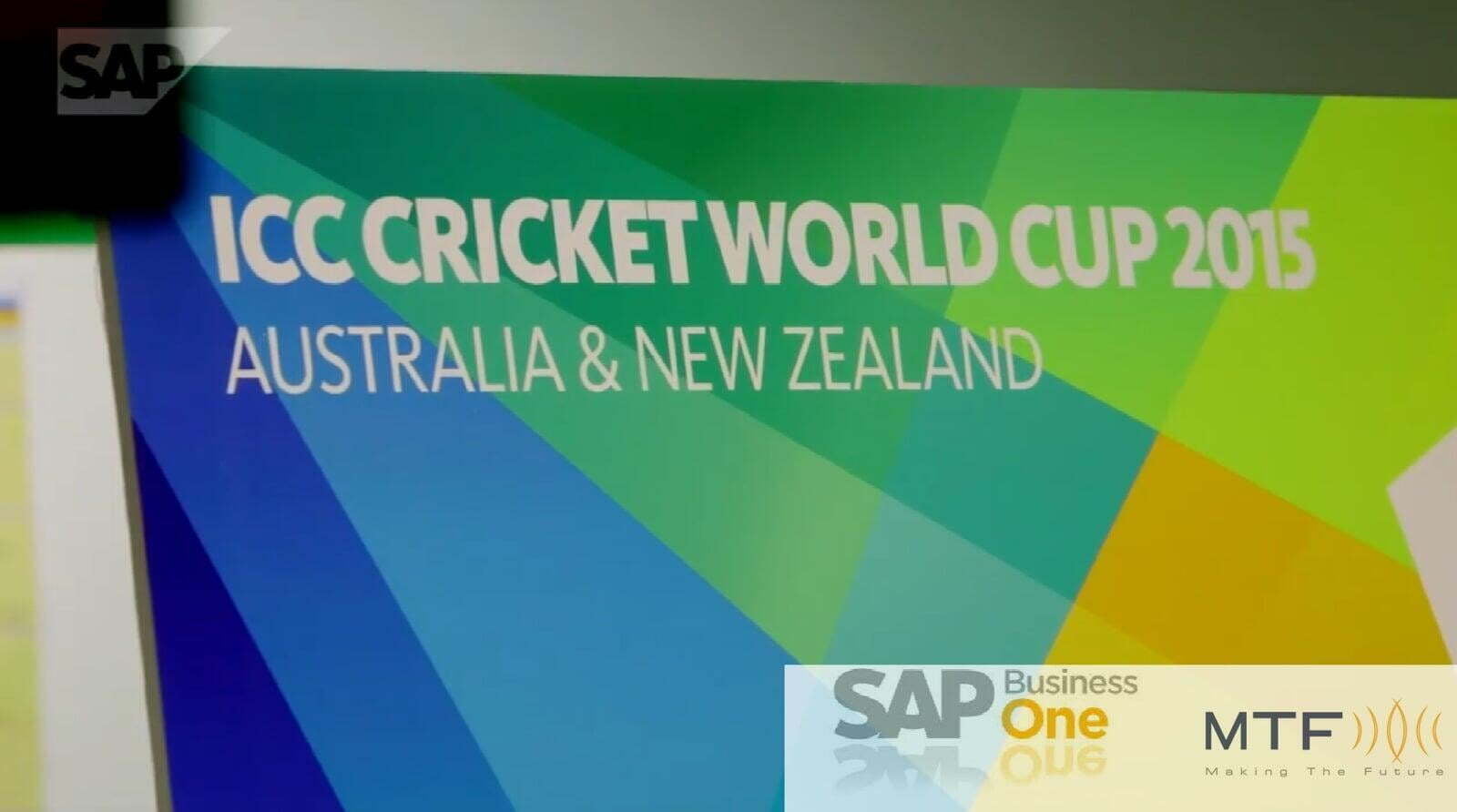 SAP and the Cricket World Cup 2015